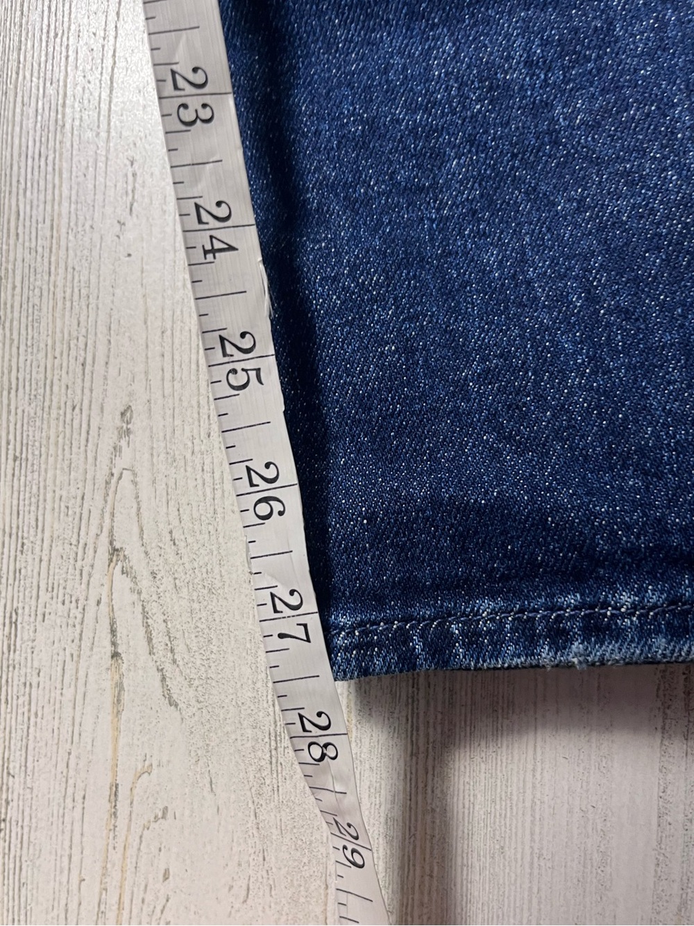 MOTHER Deep Blue The Dodger Prep Ankle Jeans 29 - Picture 7 of 14